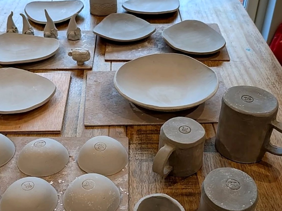Functional studio ceramics in progress
